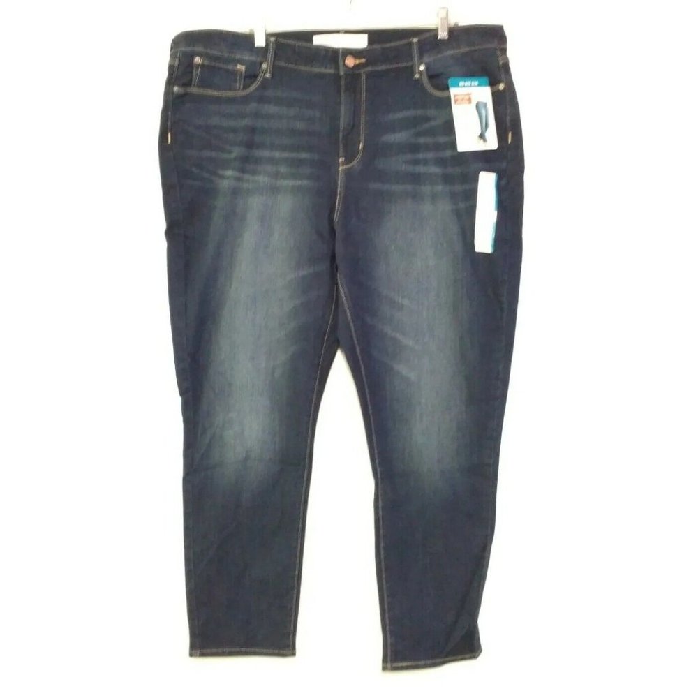 Signature by Levi Strauss & Co. Women's Mid Slim Jeans Size 22M 36x30 Stretch